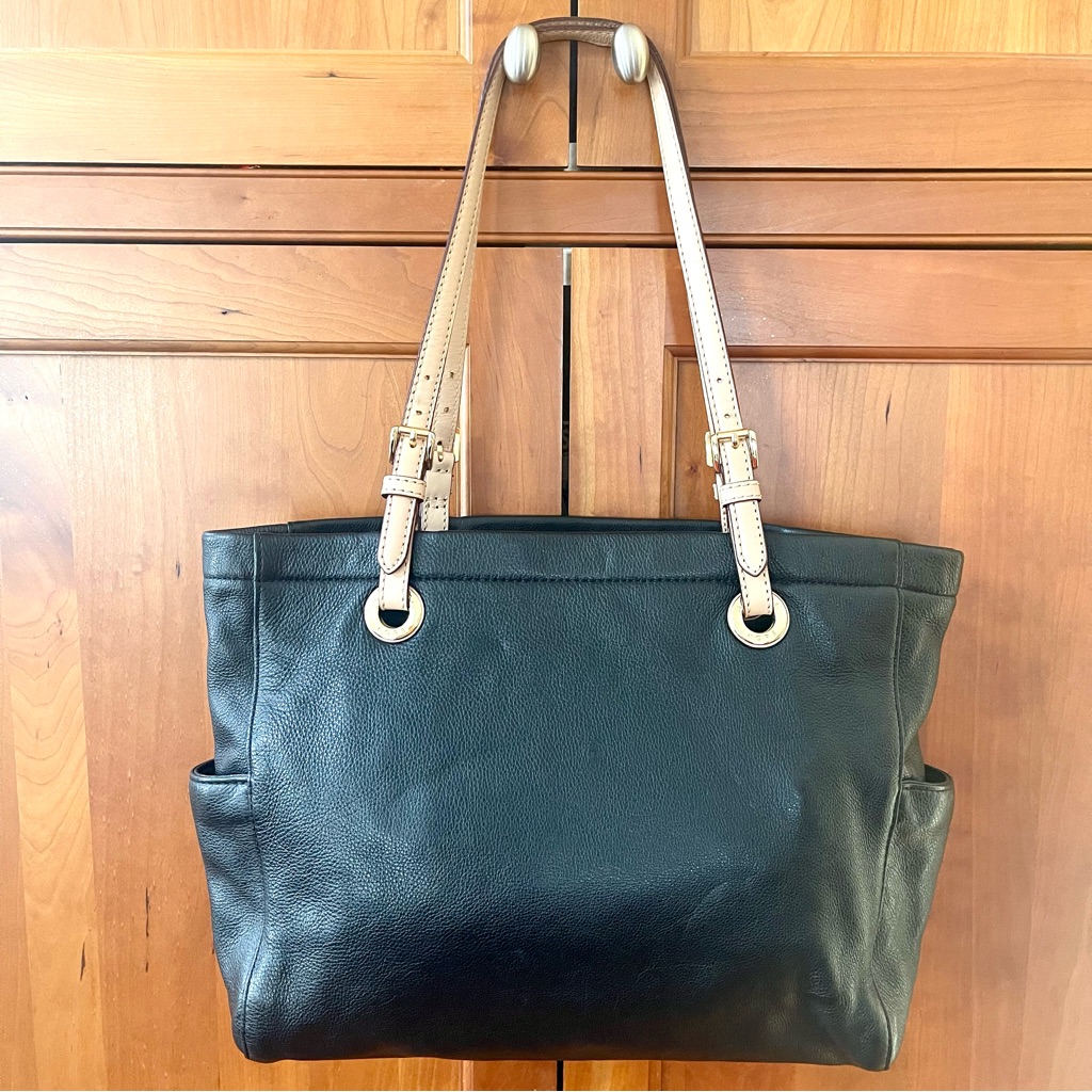 Michael Kors Genuine Leather Tote & Shoulder Bag